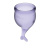 Satisfyer Feel Secure - набор менструальных чаш, 15 мл и 20 мл (фиолетовый) - sex-shop.ua